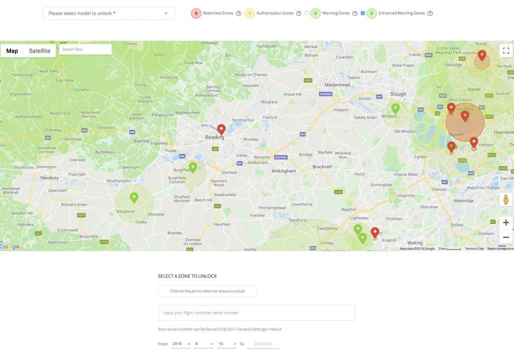 Dji store map unlock